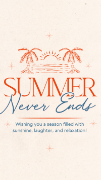 Summer Never Ends TikTok video Image Preview