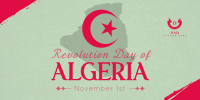 Algeria Revolution Day  Twitter Post Image Preview