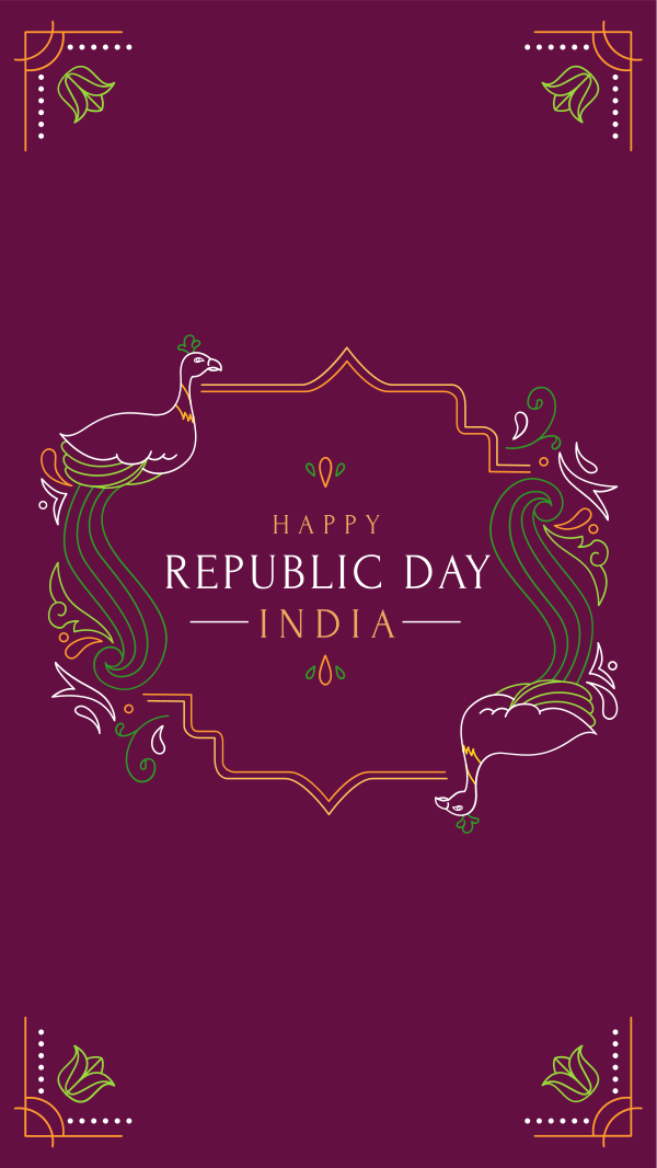 Republic Day India Instagram Story Design Image Preview