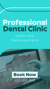 Professional Dental Clinic Instagram Reel Preview