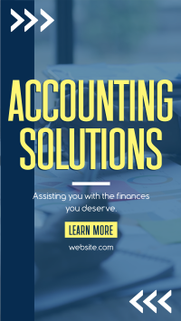 Accounting Solutions Instagram Story Design