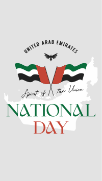 Simple UAE Day Facebook Story Design