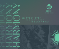 Harmony in Every Step Facebook Post Design