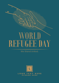 We Celebrate all Refugees Poster Design