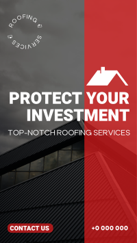 Top-Notch Roofing Services TikTok Video Image Preview