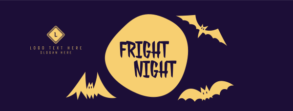 Frightening Bats Facebook Cover Design Image Preview