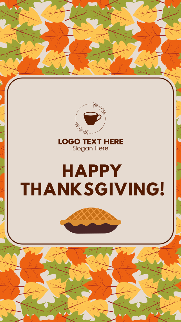 Thanksgiving Day Greeting Facebook Story Design