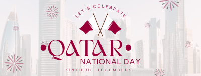 Qatar Independence Day Facebook cover Image Preview