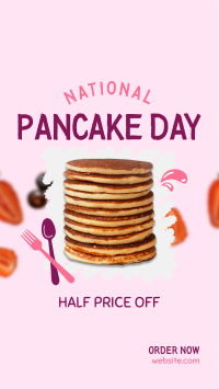Berry Pancake Day Instagram Story Design