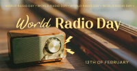 Radio Day Analog Facebook Ad Design