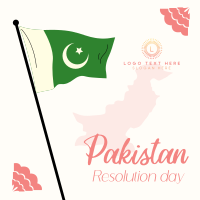 Pakistan Day Flag Linkedin Post Image Preview