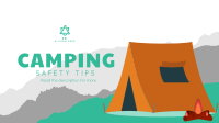 Safety Camping Facebook Event Cover Design