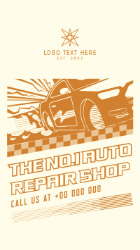 Auto Repair Shop Instagram Story Preview