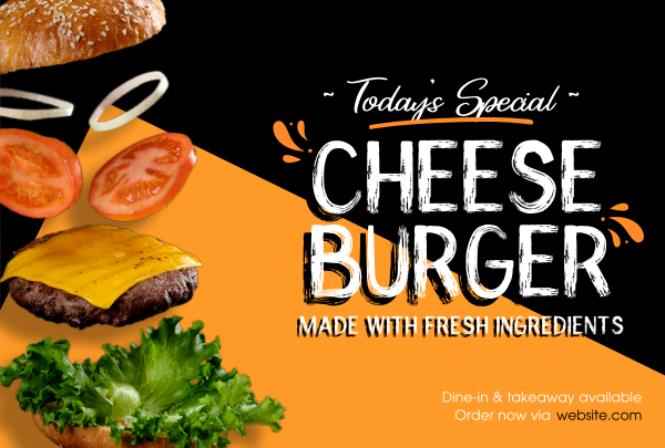 Deconstructed Cheeseburger Pinterest Cover Design Image Preview