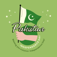 Raise Pakistan Flag Instagram Post Image Preview