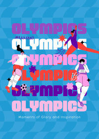 The Olympics Greeting Flyer Image Preview