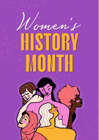 Women's History Month March Flyer Design