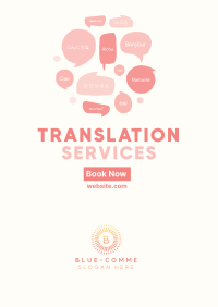 Translation Services Flyer Design