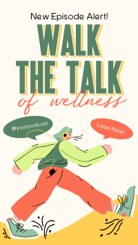 Walk Wellness Podcast Instagram reel Image Preview