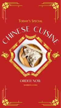 Chinese Cuisine Special Facebook Story Image Preview