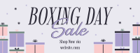 Boxing Day Presents Facebook Cover Design