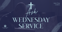 Ash Wednesday Volunteer Service Facebook ad Image Preview