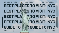 Best Places to Visit in New York City Facebook Event Cover Design