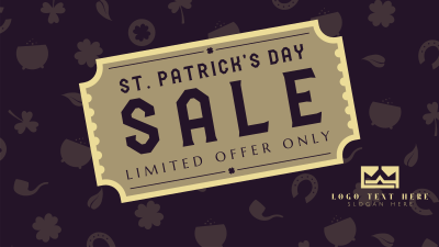 Lucky Irish Pattern Facebook event cover Image Preview