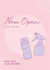 Hair Salon Opening Flyer Image Preview