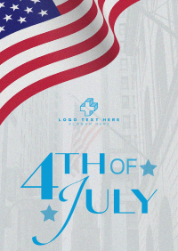 4th of July Flag Flyer Image Preview