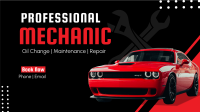 Professional Mechanic Facebook Event Cover Design