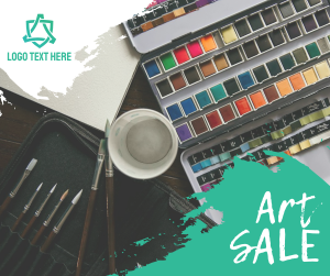 Art School Sale Facebook post