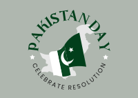 Pakistan Flag Postcard Image Preview