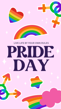 Pride Day Stickers Facebook story Image Preview