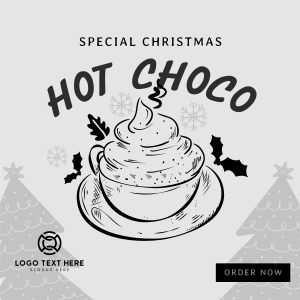 Christmas Hot Choco Instagram post Image Preview