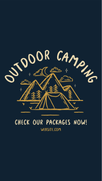 Rustic Camping Facebook Story Image Preview