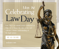 Lady Justice Law Day Facebook post Image Preview