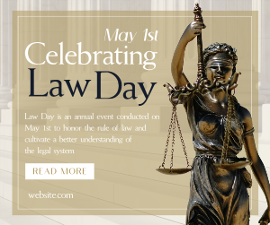 Lady Justice Law Day Facebook post Image Preview