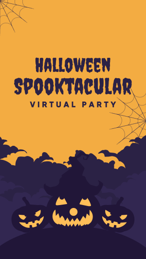 Spooktacular Party Facebook story
