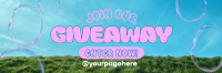 Giveaway Quirky Bubbles Twitter Header Image Preview