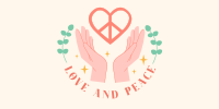 Love and Peace Twitter post Image Preview