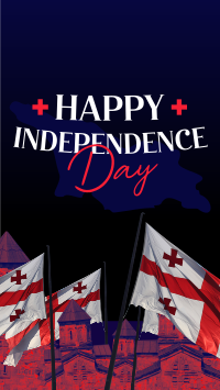 Happy Independence Day Georgia! Facebook story Image Preview