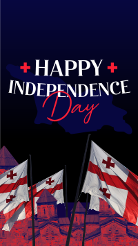 Happy Independence Day Georgia! Facebook Story Preview