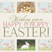Rustic Easter Greeting Instagram post Image Preview
