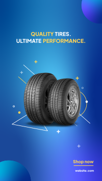 Quality Tires Facebook Story Design