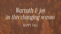 Autumn Season Quote Facebook Event Cover Design