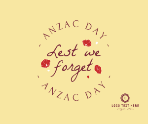 Anzac Day Emblem Facebook post Image Preview