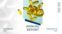 Pharmaceutical Annual Report Facebook Event Cover Design