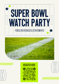 Super Bowl Sport Poster Design