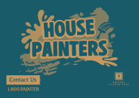 House Painters Postcard Design